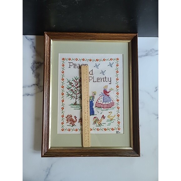 Finished Framed Cross Stitch Large Wall Art - Picture 6 of 10